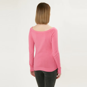 PULLOVER A COLLO LARGO DI LINEA BASIC