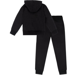 Tuta invernale da bambina con cappuccio e zip "Gold"