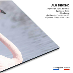 Tableau pastel pink flamingo Tableau alu Dibond