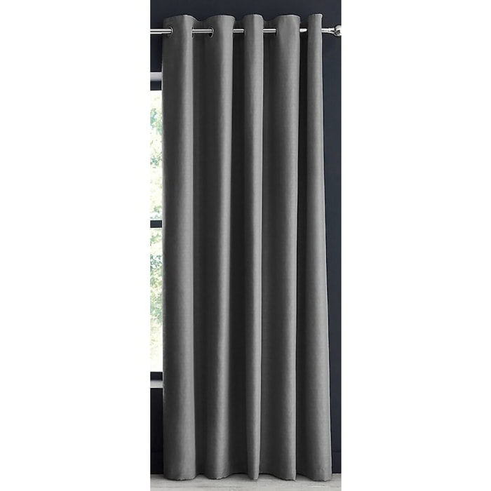 Rideau uni Occultant 100%polyester