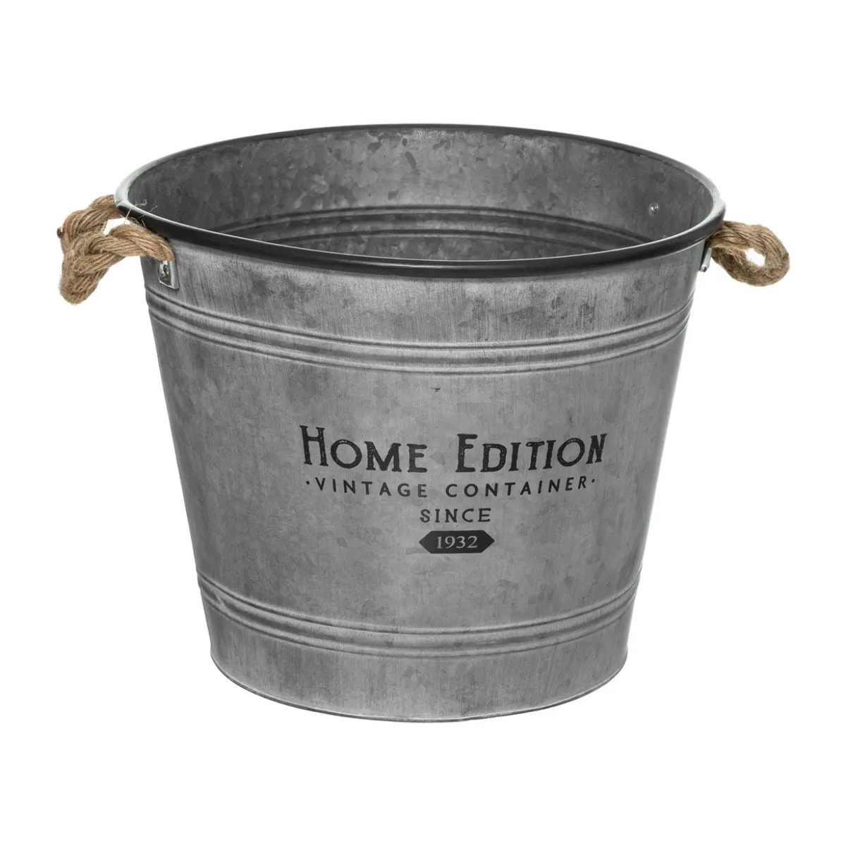 Pot métal gris 37,5cm