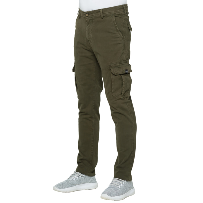 Pantalone Hot Buttered Birrabeen cargo Verde Militare