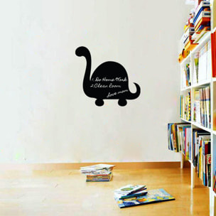 Sticker ardoise tableau noir - stickers muraux adhésif effaçable - DINOSAURE DIPLODOCUS