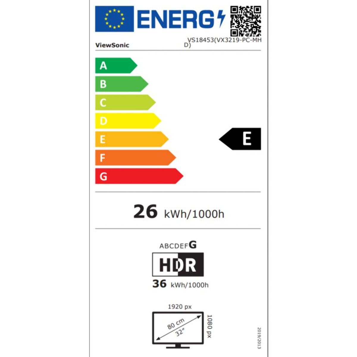 Ecran PC VIEWSONIC VX3219-PC-MHD Incurve 32'' IPS