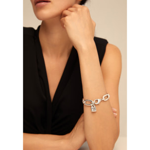 Pulsera Eslabomba PLATEADO M