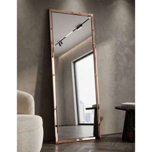 SPECCHIO DA MURO BERLINO ROSA CM 55X2X150 (MISURA SPECCHIO CM 49X143,5)