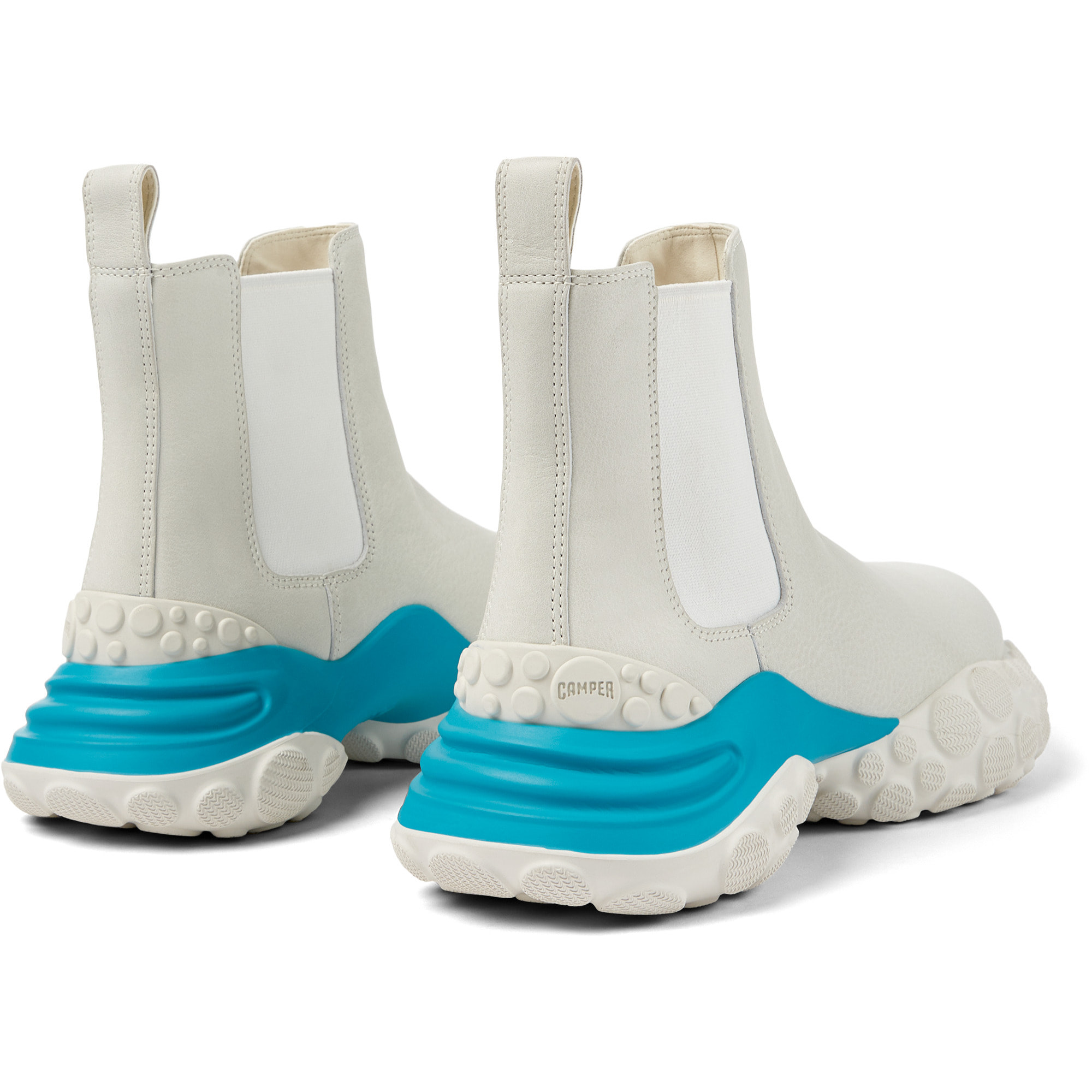 Botines - CAMPER Pelotas Mars - Blanco - Cuero liso