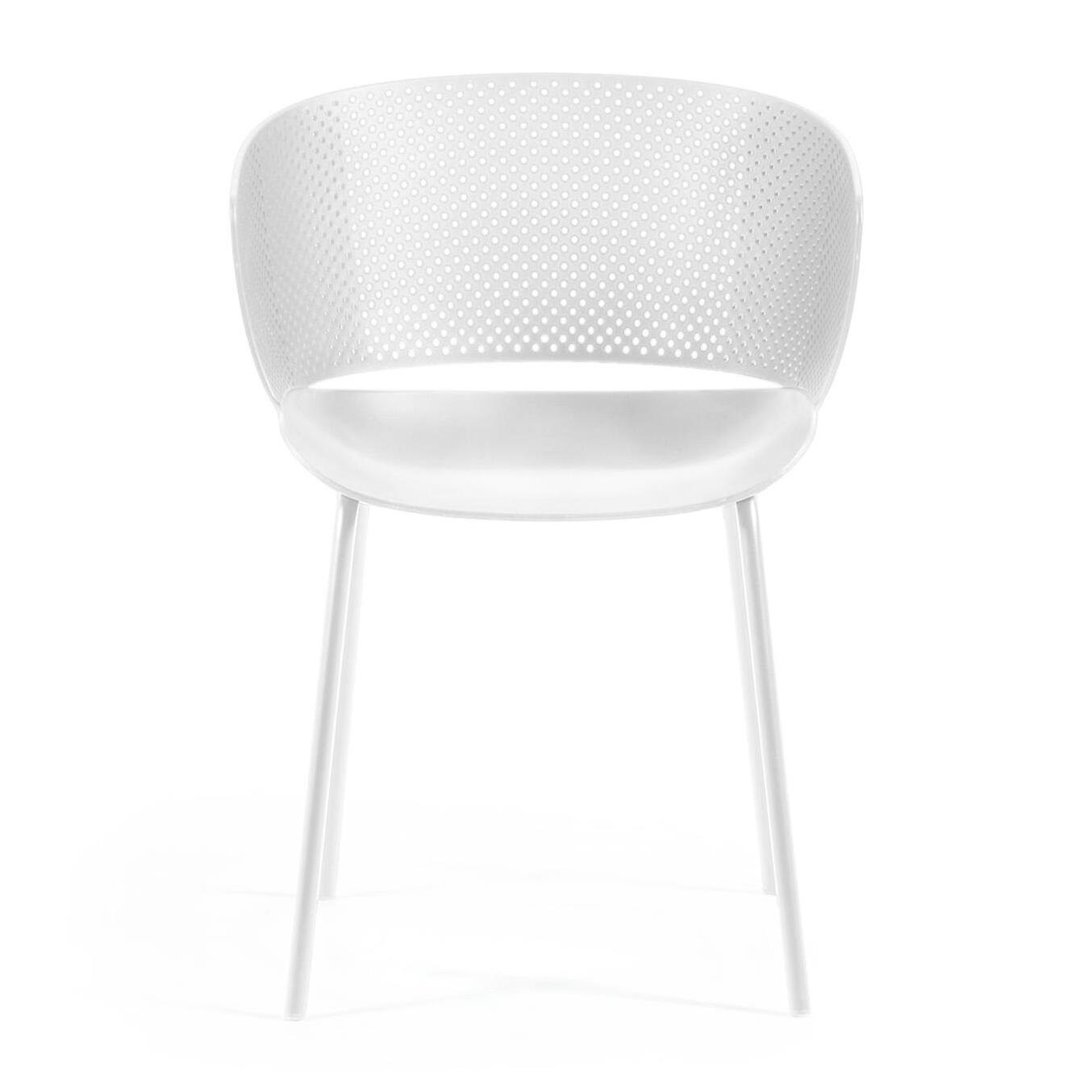 Silla 100% de exterior Yeray blanco