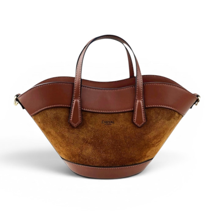 Borsa a Mano Cheval Firenze Miranda Mini F/W Marrone