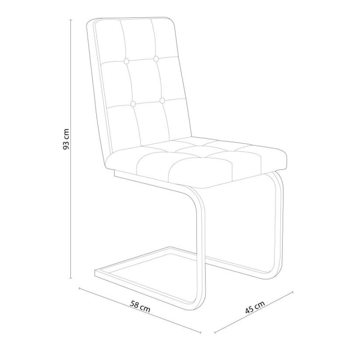 Pack 4 sillas de comedor Vanity Blanco