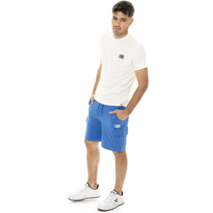 Pantaloncini cargo da uomo in twill elasticizzato Leone Easy