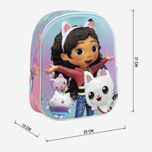 Mochila Infantil 3D Gabby´S Dollhouse