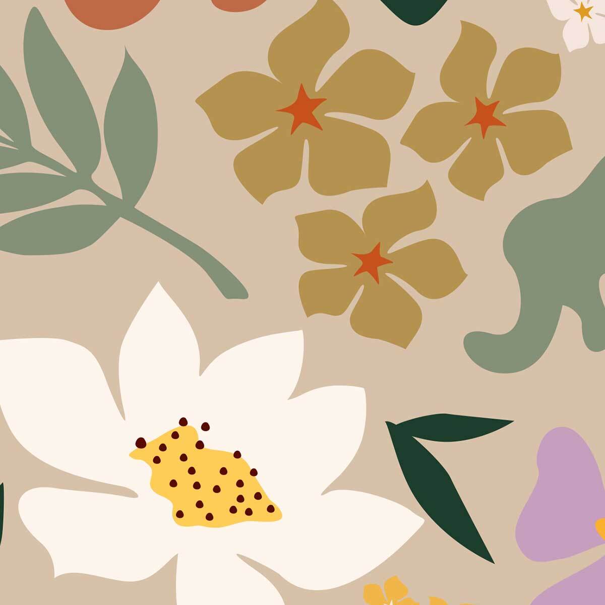 Tableau Flower Market Amsterdam fleurs Toile imprimée