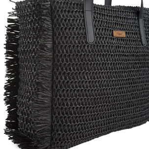 Bolso De Playa Skpat Savona Negro