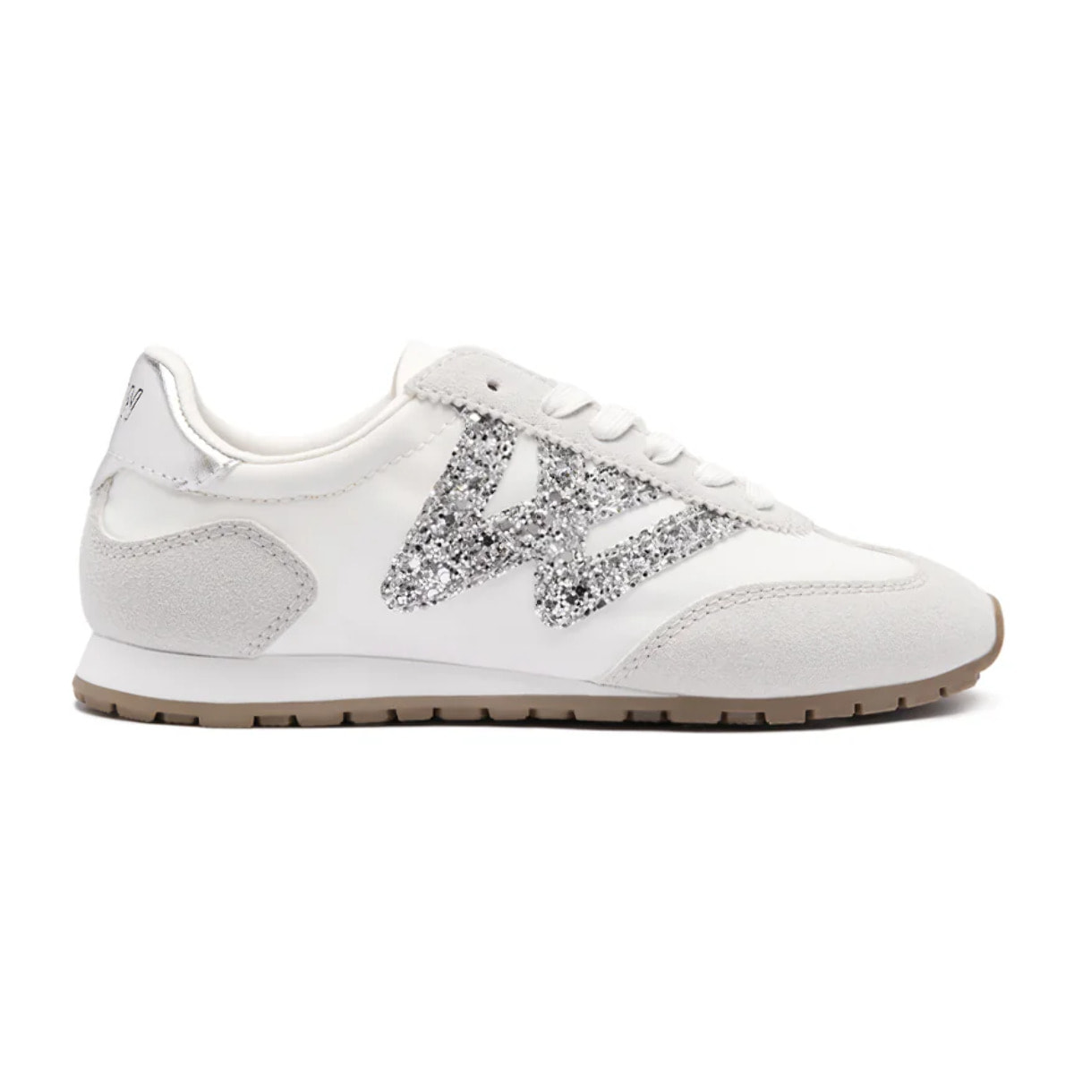 Zapatillas Deportivas Glitter Blanco / Plata B&W