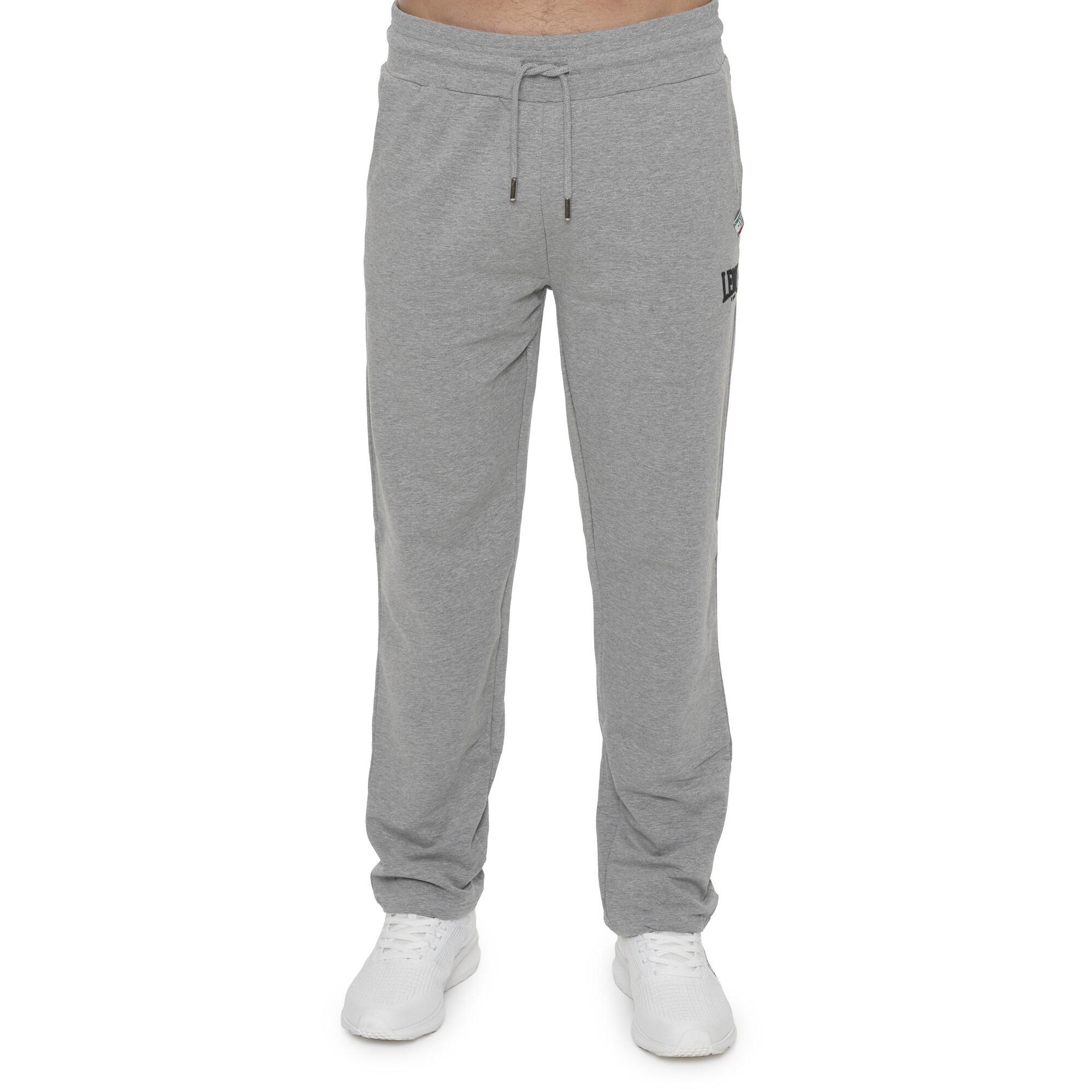 Pantalone sportivo invernale da uomo senza polsino con logo piccolo "Basic"