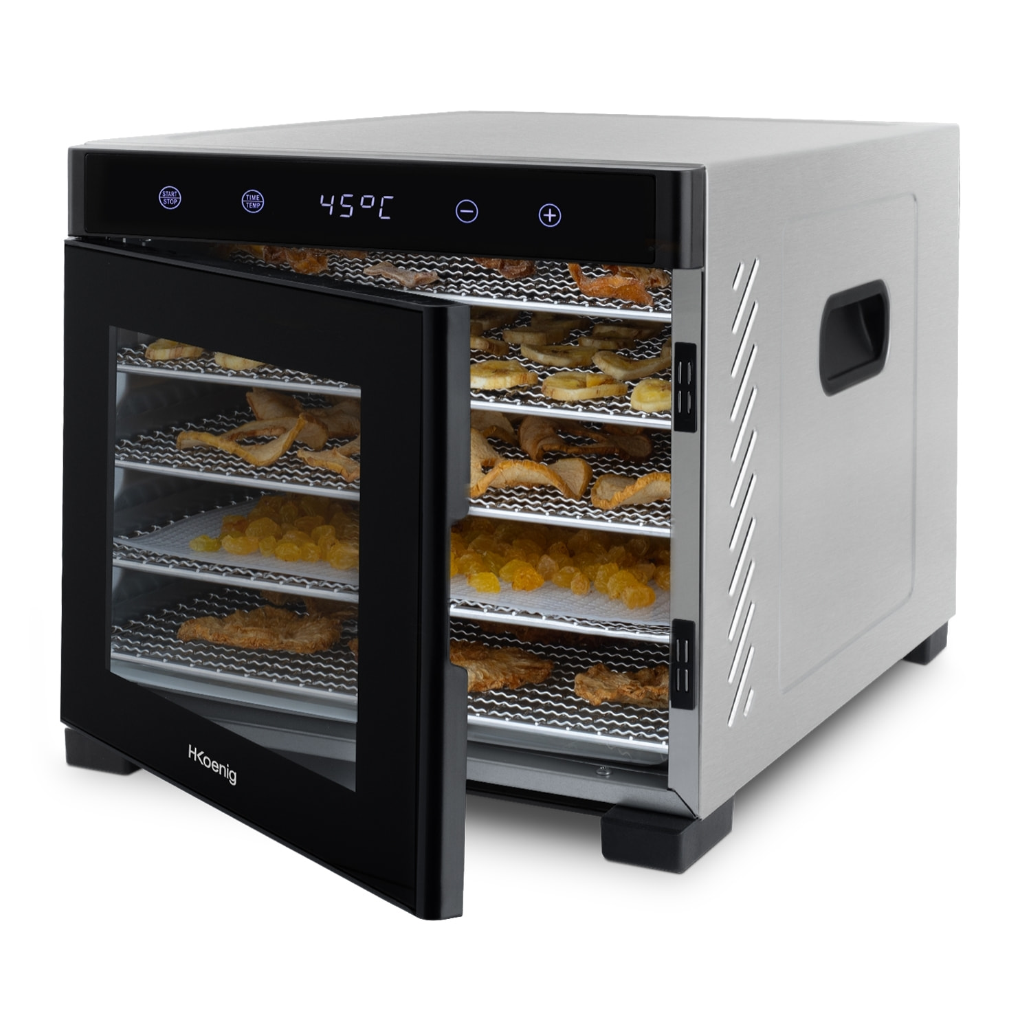 DSY900 H.Koenig, Deshidratador de alimentos , 6 bandejas de secado extraíbles, 650W