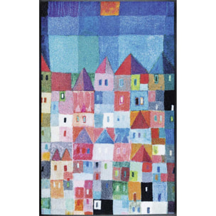 Paillasson tissé motif fresque FOPU