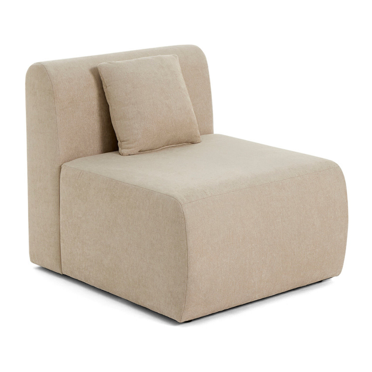 Ikare - module d'assise sans accoudoirs - en tissu - Beige