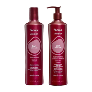 FANOLA Kit Wonder Curl Champú 350ml + Acondicionador 350ml