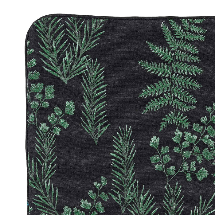 Housse de coussin aux feuillages divers - Vert