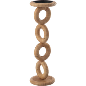 J-Line Chandelier Ring - bois - naturel - large