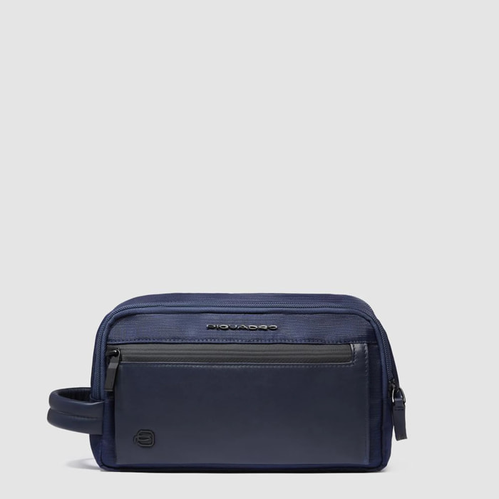 Piquadro Beauty case in tessuto riciclato