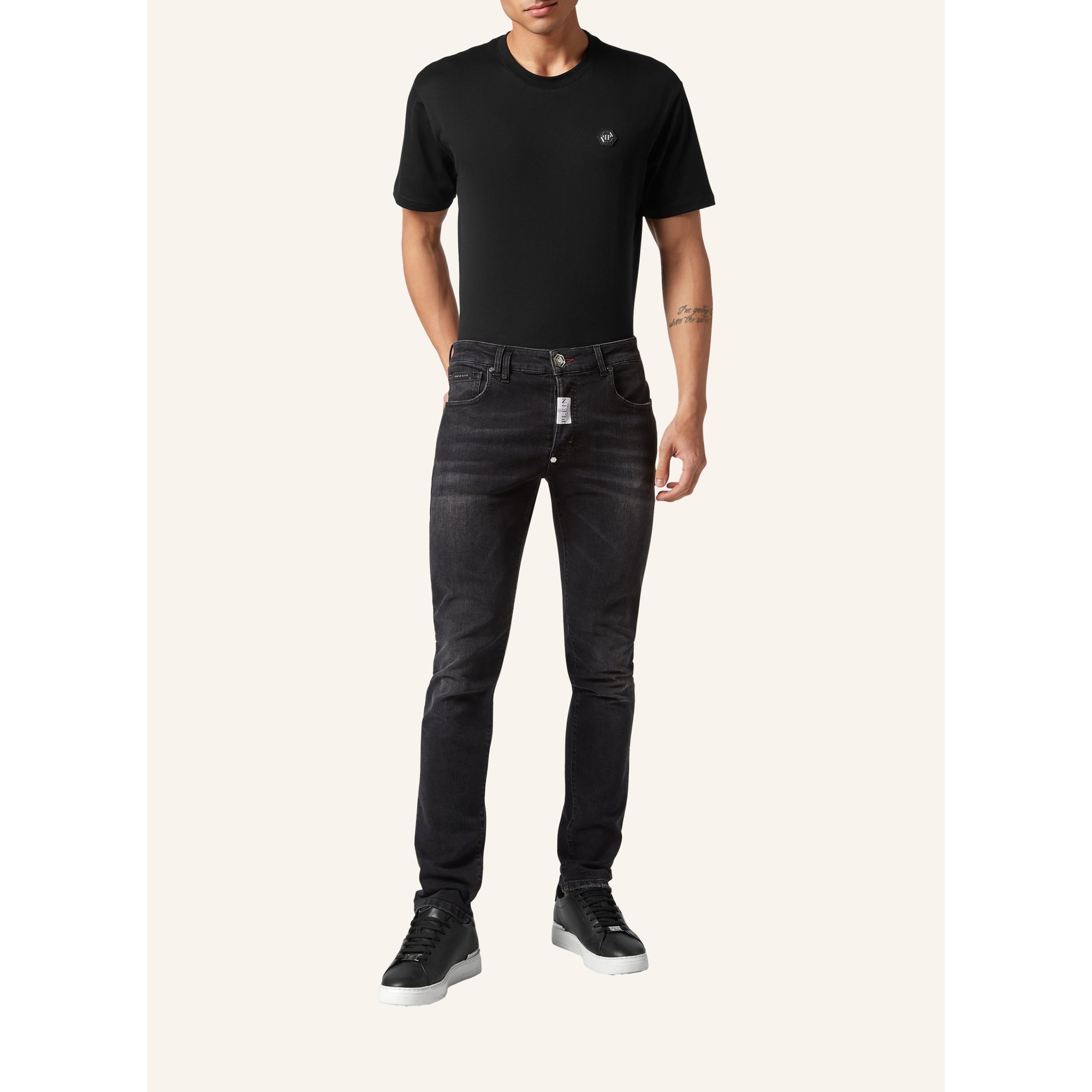 PHILIPP PLEIN Vaqueros de corte recto