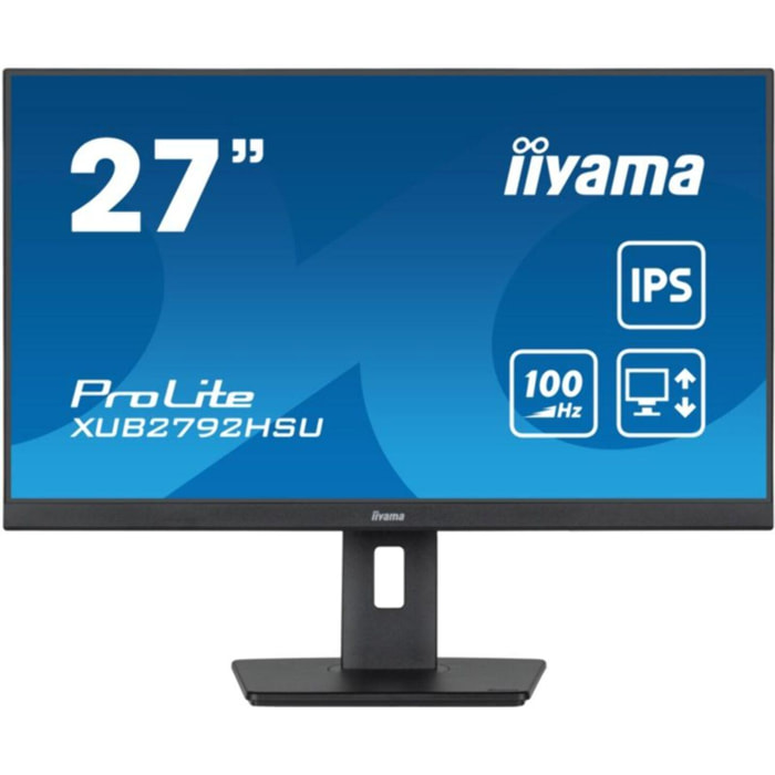 Ecran PC IIYAMA PROLITE XUB2792HSU-B6 Plat 27'' IPS