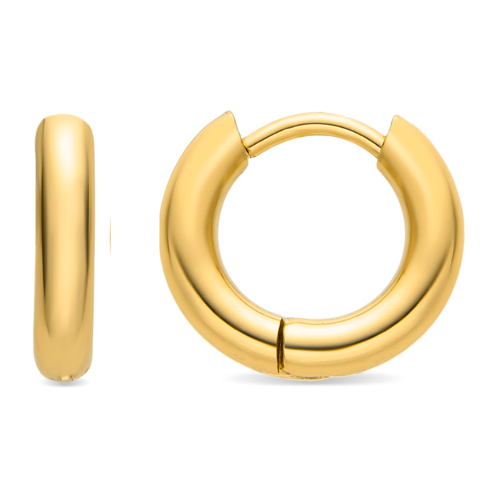 Pendientes acabado oro 18K