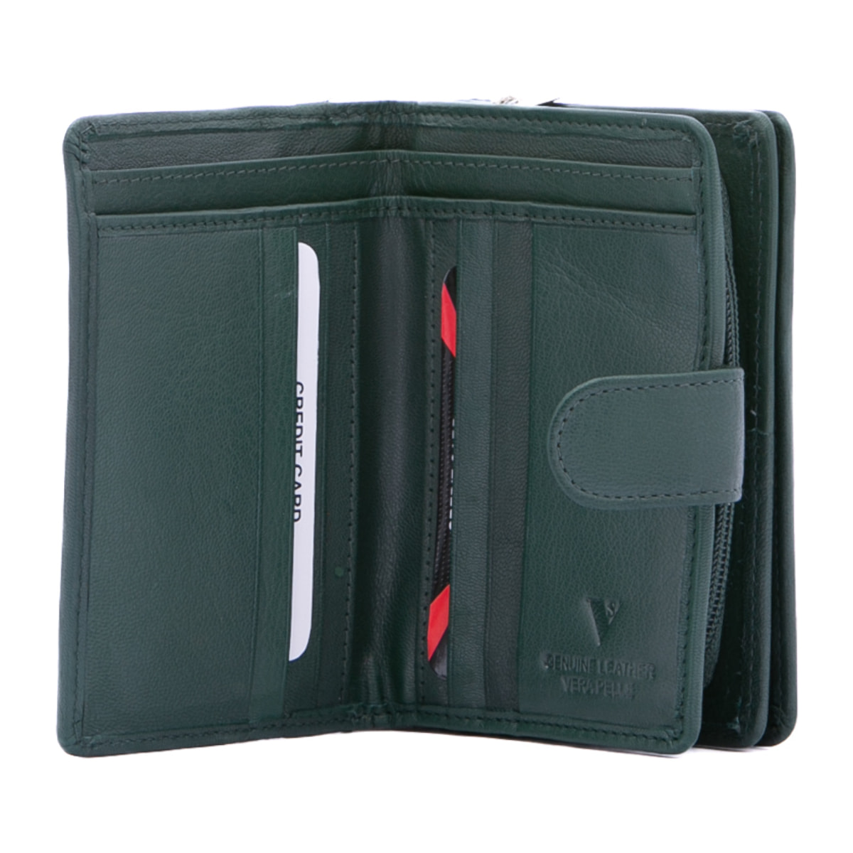 Portafoglio  da donna ecopelle Prodotto Vegano 13x9,5x4 cm