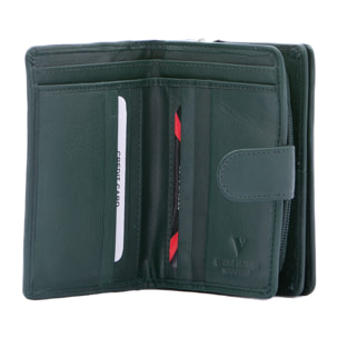 Portafoglio  da donna ecopelle Prodotto Vegano 13x9,5x4 cm