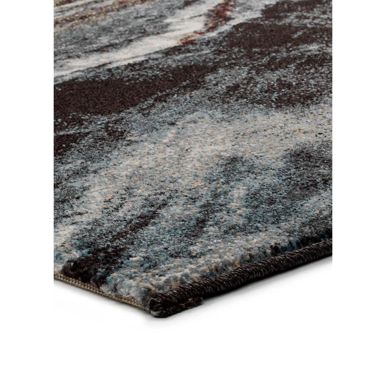 MARMOL MADERA Alfombra efecto mármol de pelo corto gris, varias medidas disponibles.