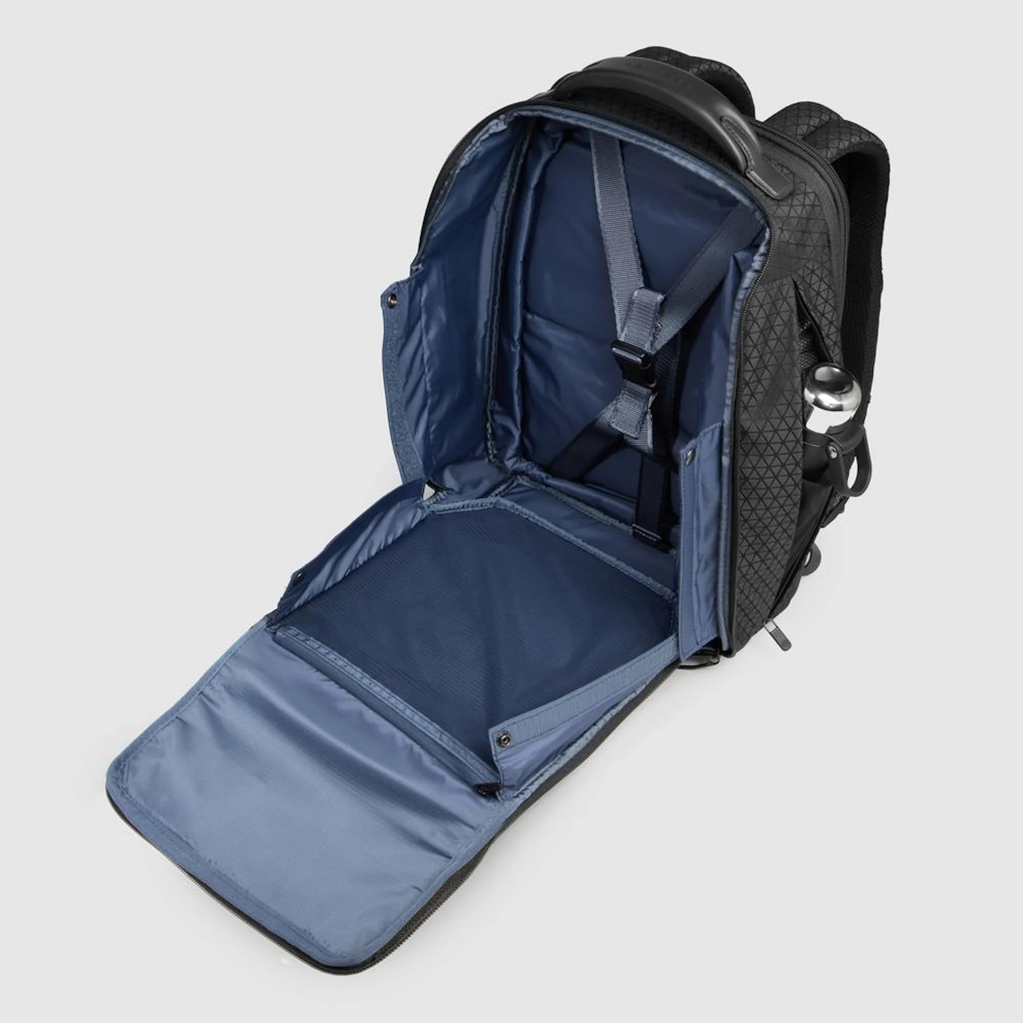 Piquadro Zaino da viaggio modulare porta pc e iPad® con sistema di sicurezza antifurto e tasca portaocchiali