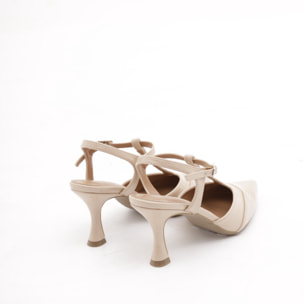 DECOLLETE' T-BAR CHOCOLA' BEIGE