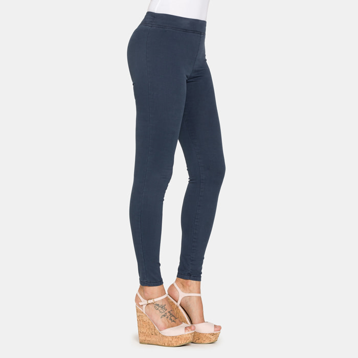 LEGG-JEANS EFFETTO PERFETTO IN GABARDINA SUPER STRETCH 9,3OZ