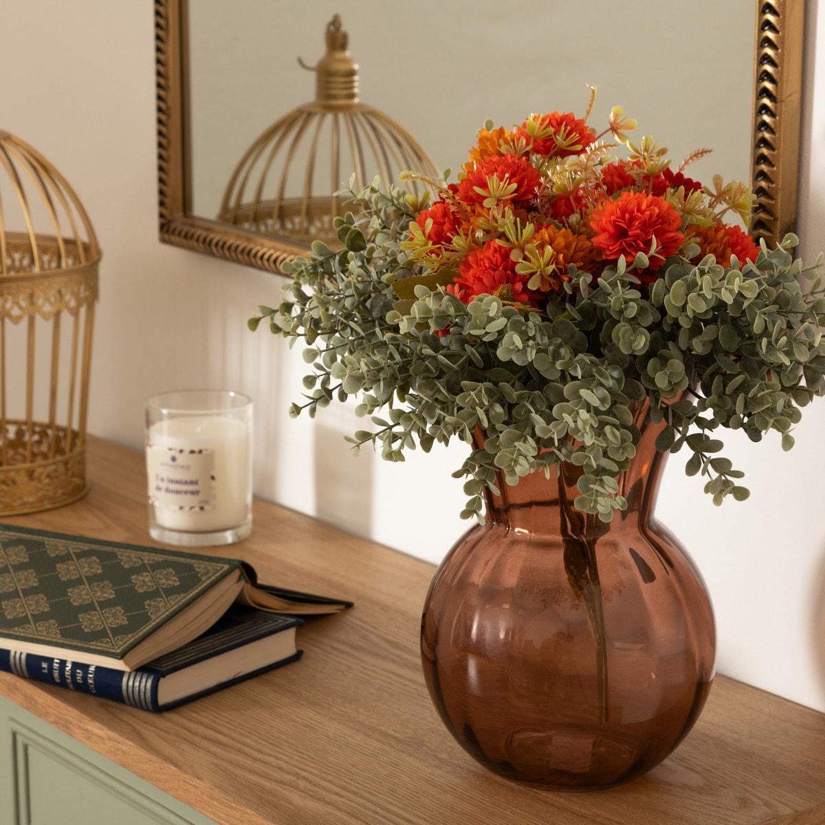 Bouquet d'automne artificiel Pery H33cm