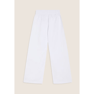 Pantaloni Bambina Wide Leg in Cotone Elasticizzato