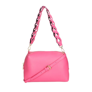 Borsa a spalla da donna - Modello Livia - Vera pelle - 26.0 x 16.0 x 9.0 cm