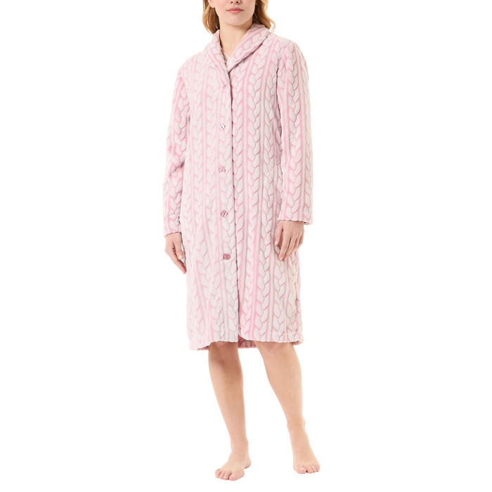 Bata larga rosa