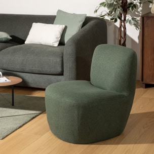 Chauffeuse "Leone" vert cèdre