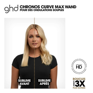 Boucleur ghd chronos curve max wand