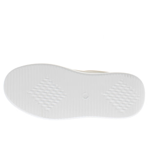 Armata di Mare Scarpe Donna Sneakers Basse con Soletta in Memory Foam AMD S61H23 White Grey Rock Silver