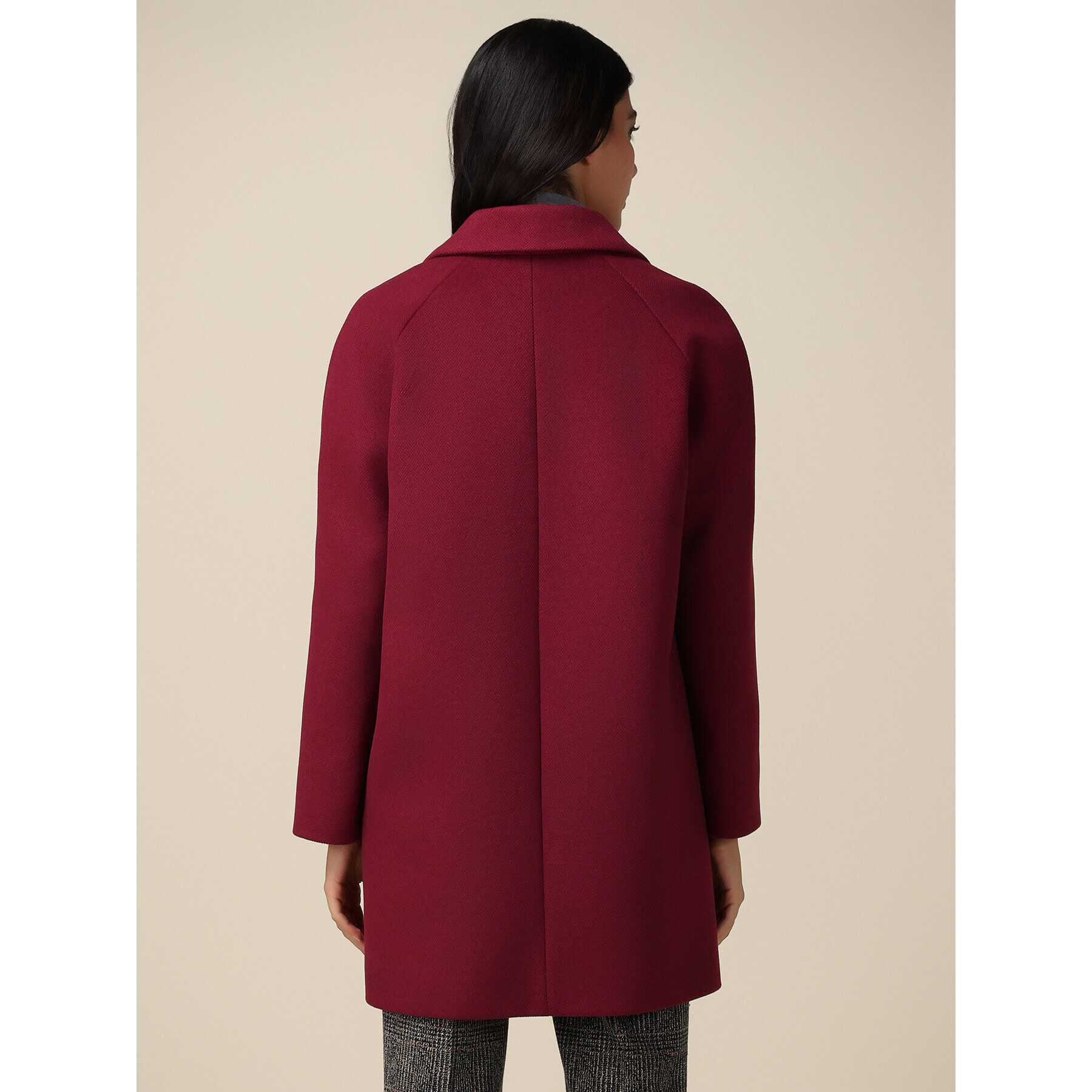 Oltre - Cappotto in panno - Bordeaux