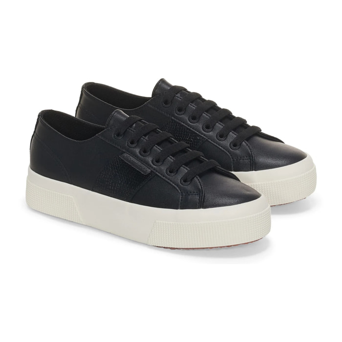 Scarpe da donna Superga Nero 2740 PLATFORM SNAKE