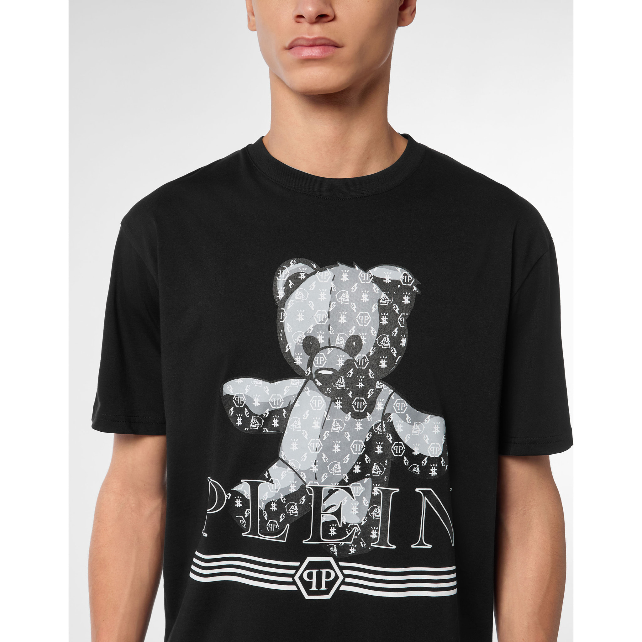 PHILIPP PLEIN Camiseta Cuello Redondo MONOGRAM