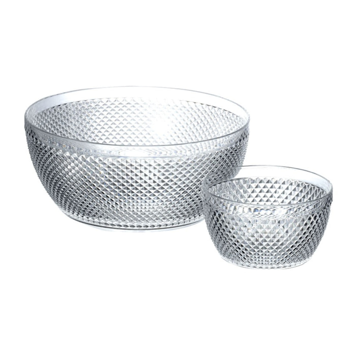 SALADIER ACRYLIQUE TRANSPARENT DIAMANT