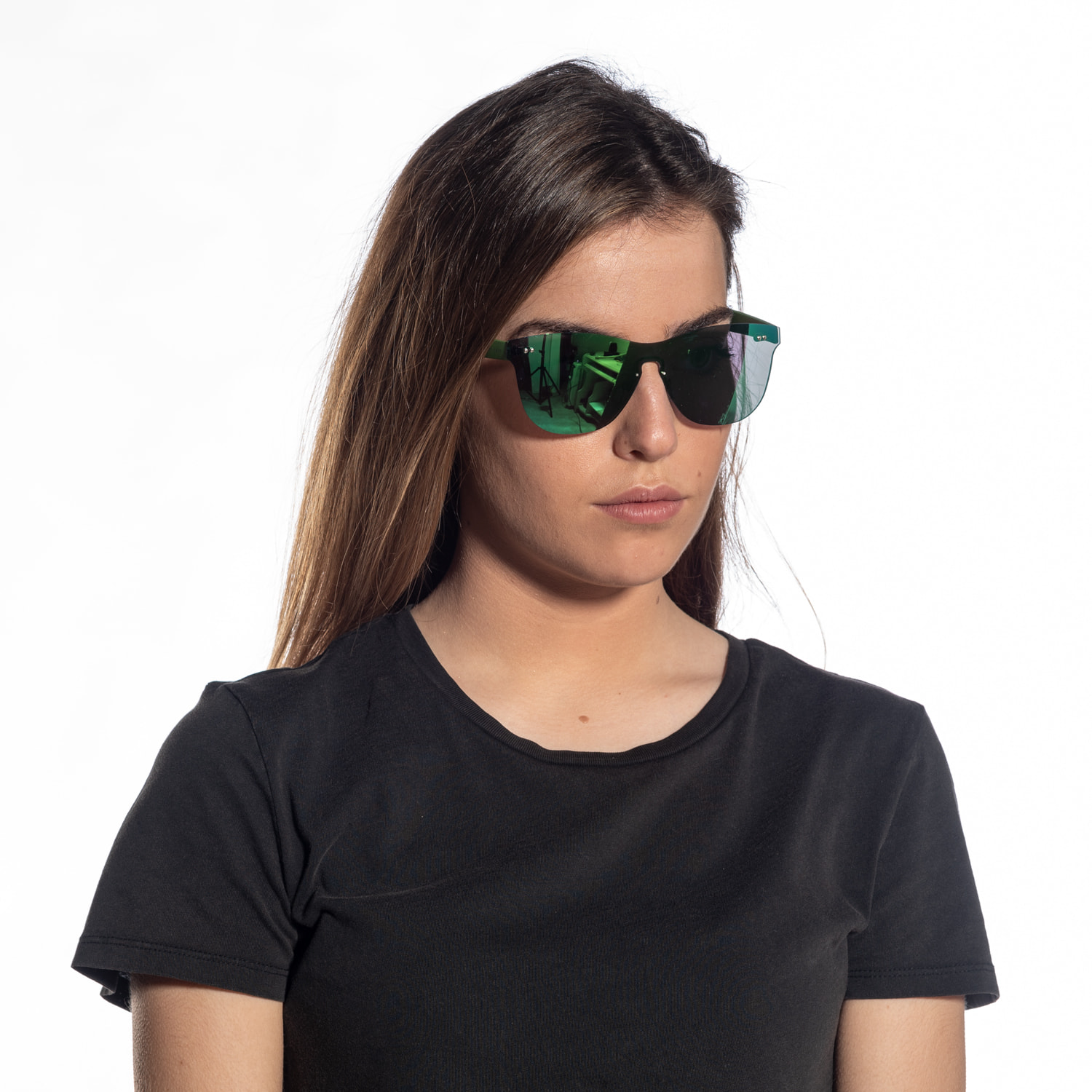 Gafas de sol PALO ALTO SIENA - Plana revo verde y patillas verdes