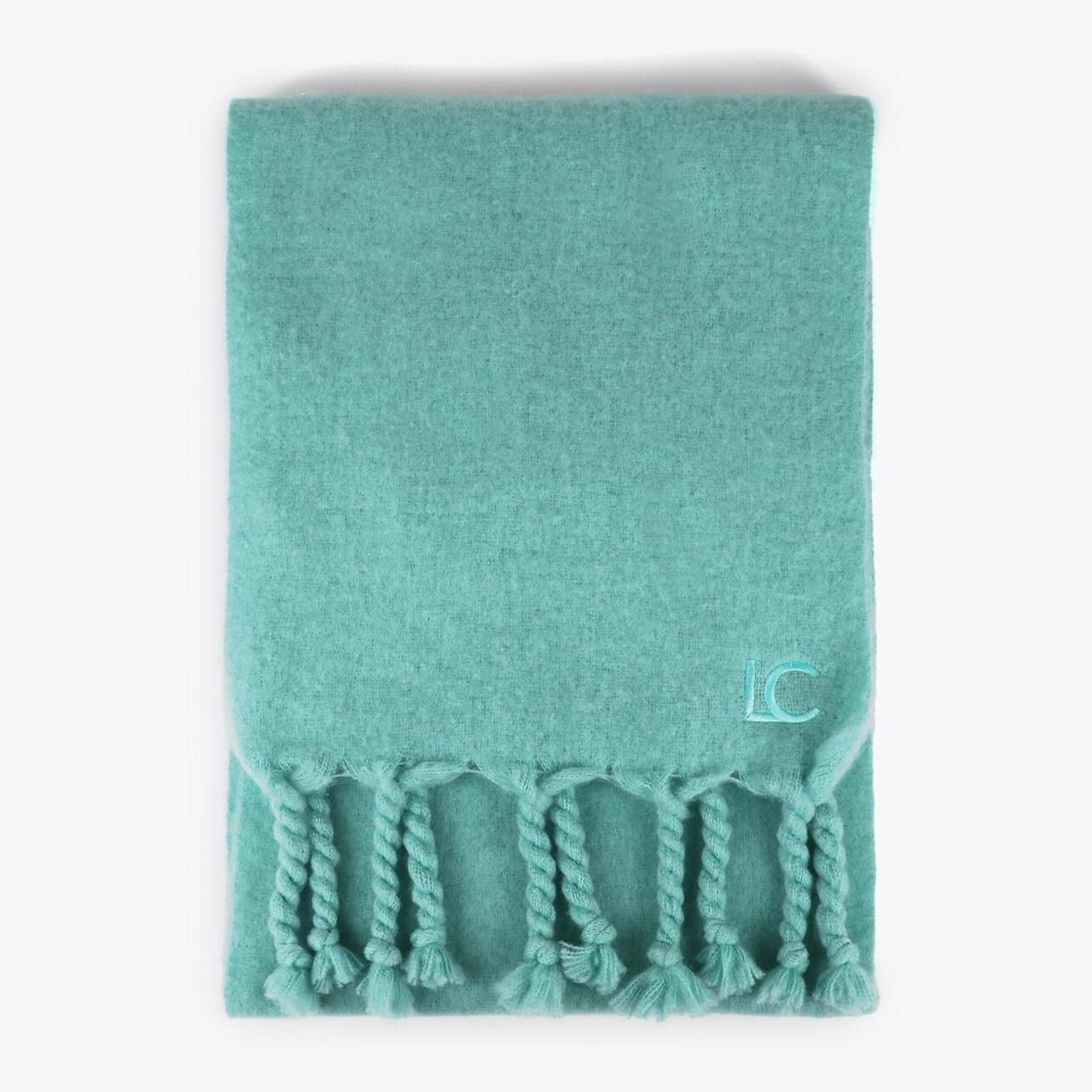 Sciarpa Liscia con Frange Spesse