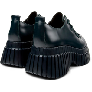 Zapatos de cordones - CAMPER BCN - Verde - Cuero liso
